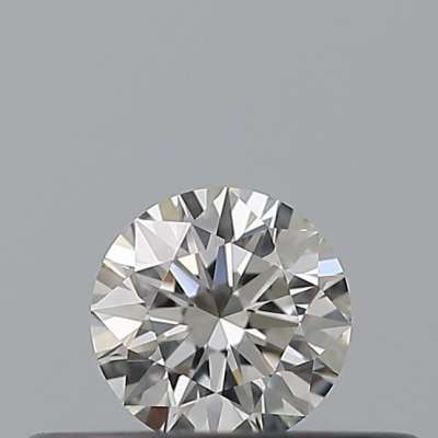 Diamante Certificato GIA Carati 0.19 Colore H Purezza IF  EX  EX  EX Fluorescenza NON Brown No Milky No EyeClean 100%