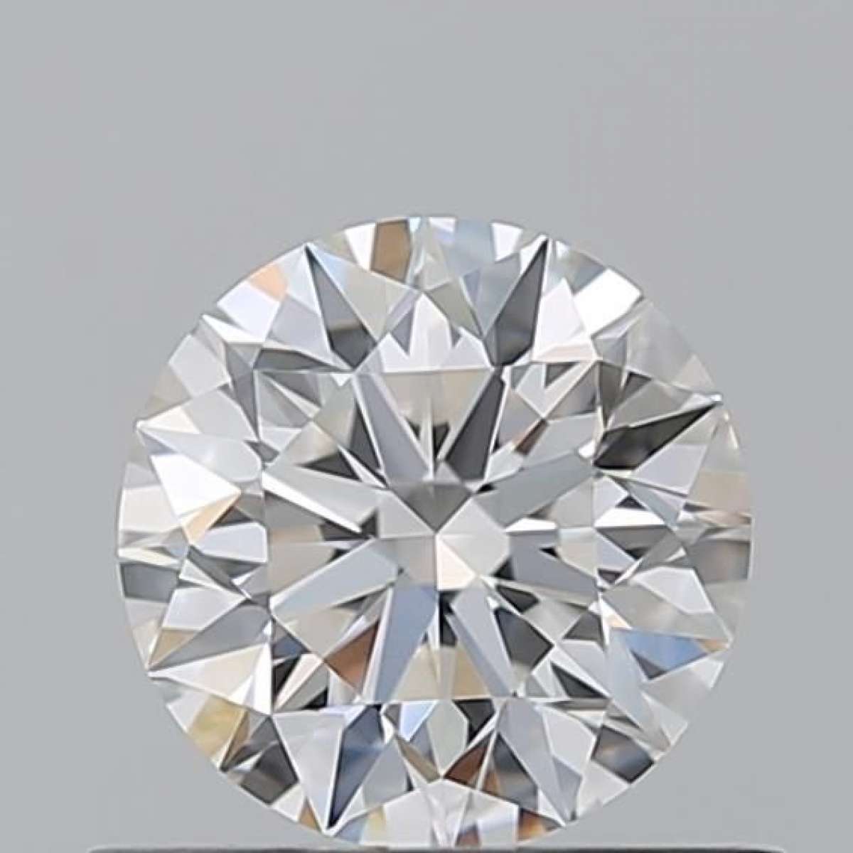 Certified Diamond GIA Carats 0.61 Color F Clarity VVS2  EX  EX  EX Fluorescence NON Brown No Milky No EyeClean 100%
