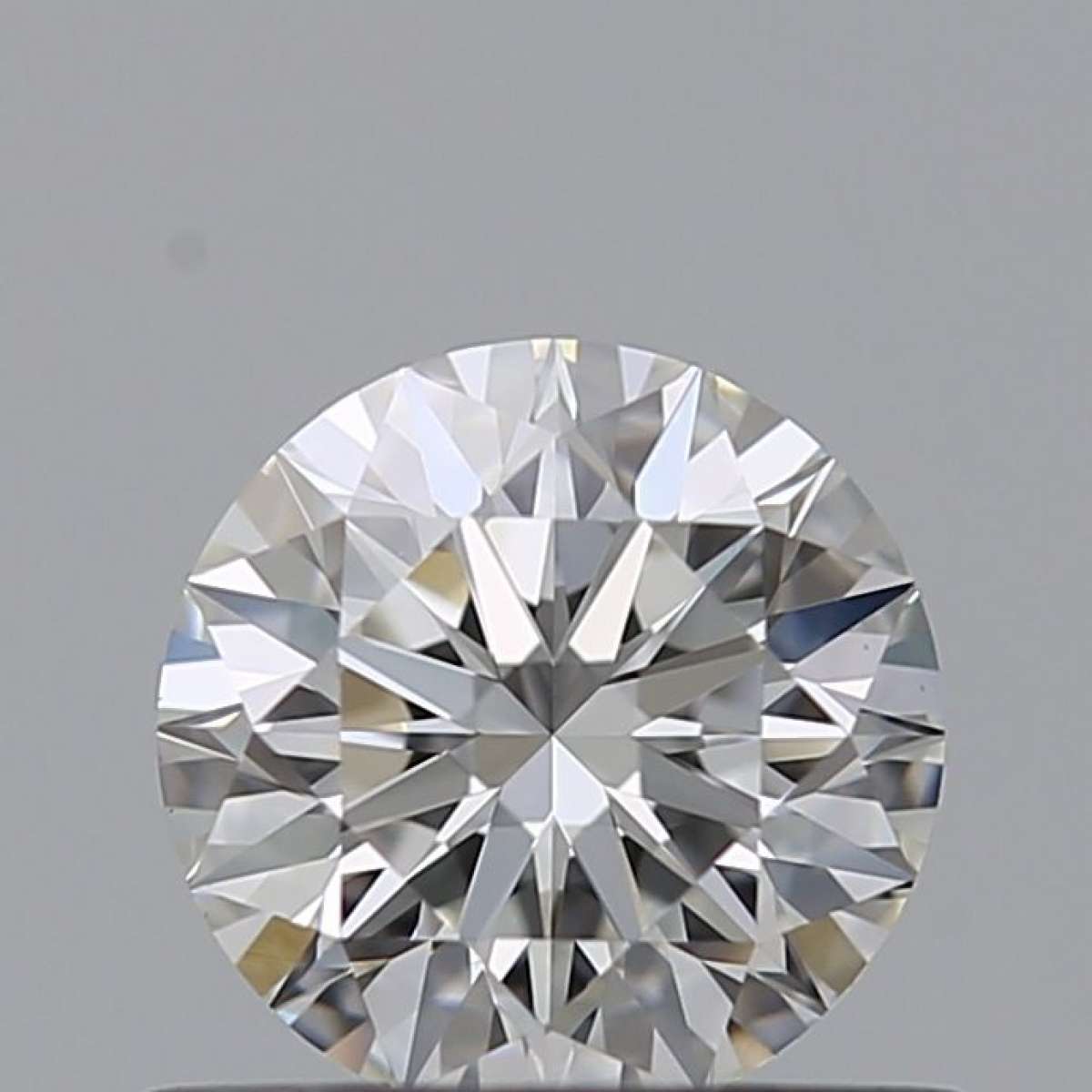 Certified Diamond IGI Carats 0.54 Color F Clarity VVS2  EX  EX  EX Fluorescence NON Brown No Milky No EyeClean 100%