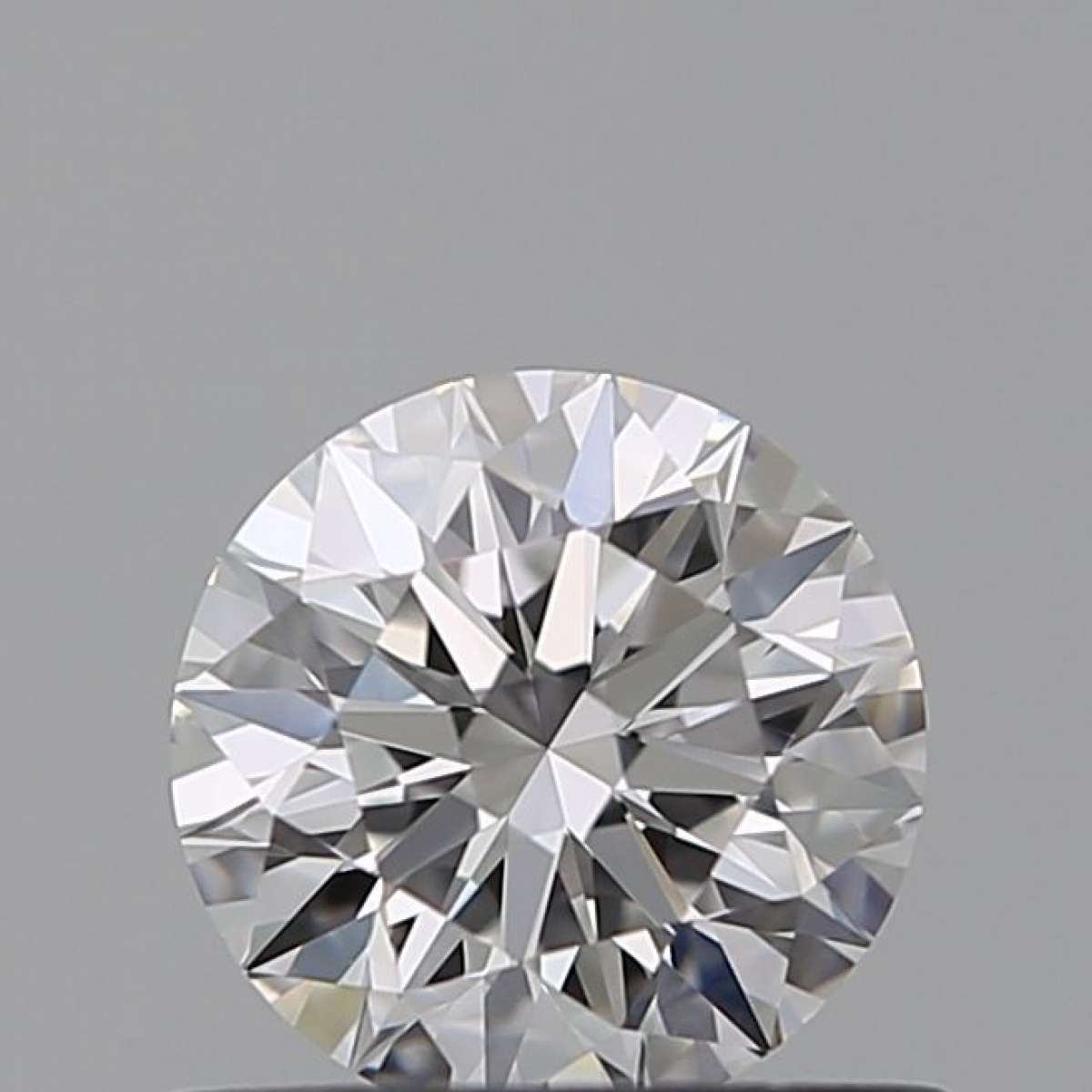 Certified Diamond GIA Carats 0.55 Color F Clarity VVS2  EX  EX  EX Fluorescence FNT Brown No Milky No EyeClean 100%