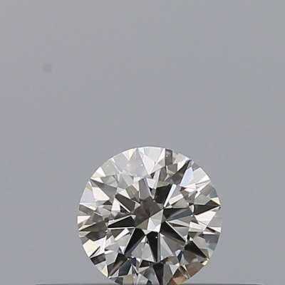 Certified Diamond IGI Carats 0.18 Color F Clarity VVS2  EX  EX  EX Fluorescence NON Brown No Milky No EyeClean 100%
