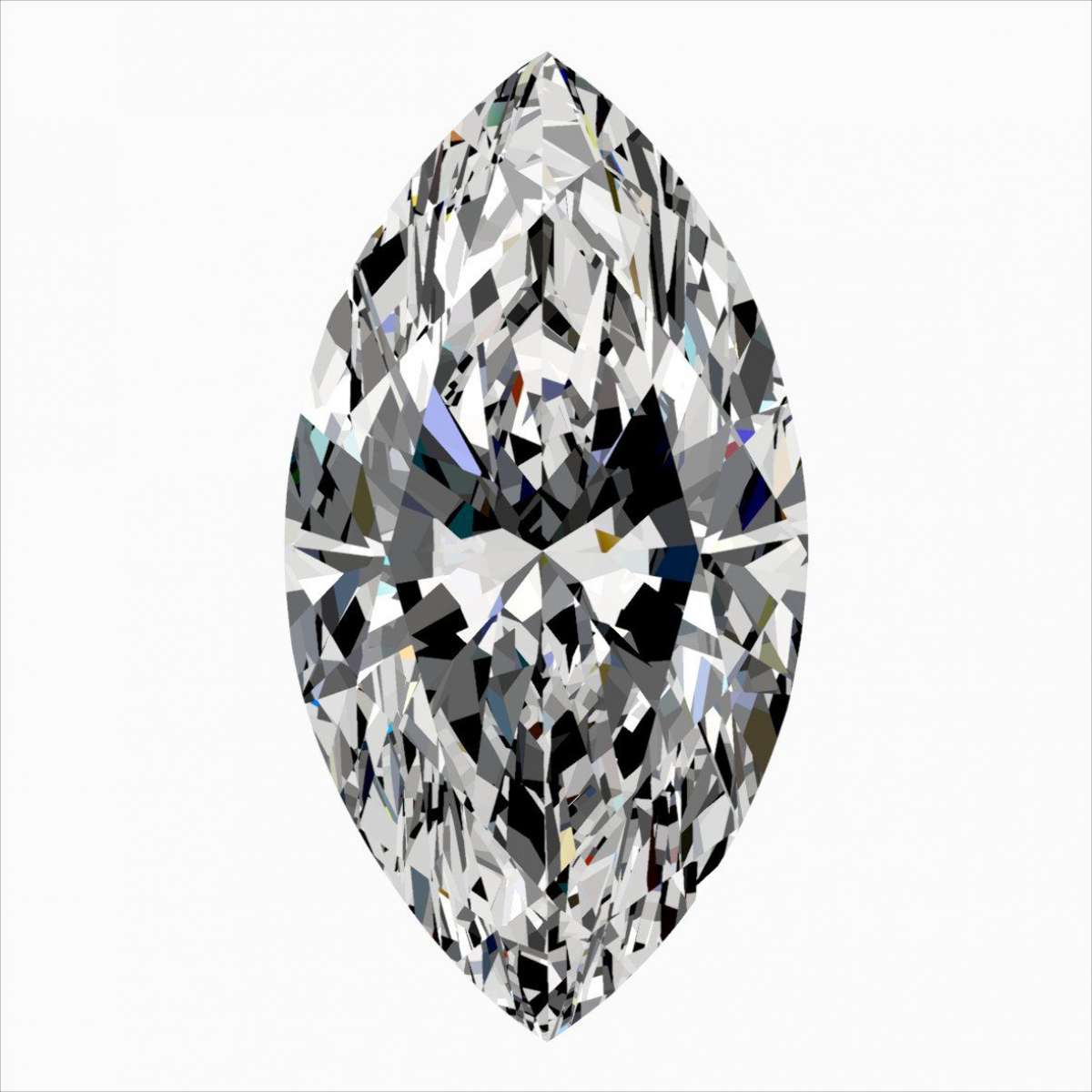 Certified Diamond GIA Carats 0.3 Color F Clarity VVS2  -  EX  VG Fluorescence NON Brown No Green No Milky No EyeClean 100%