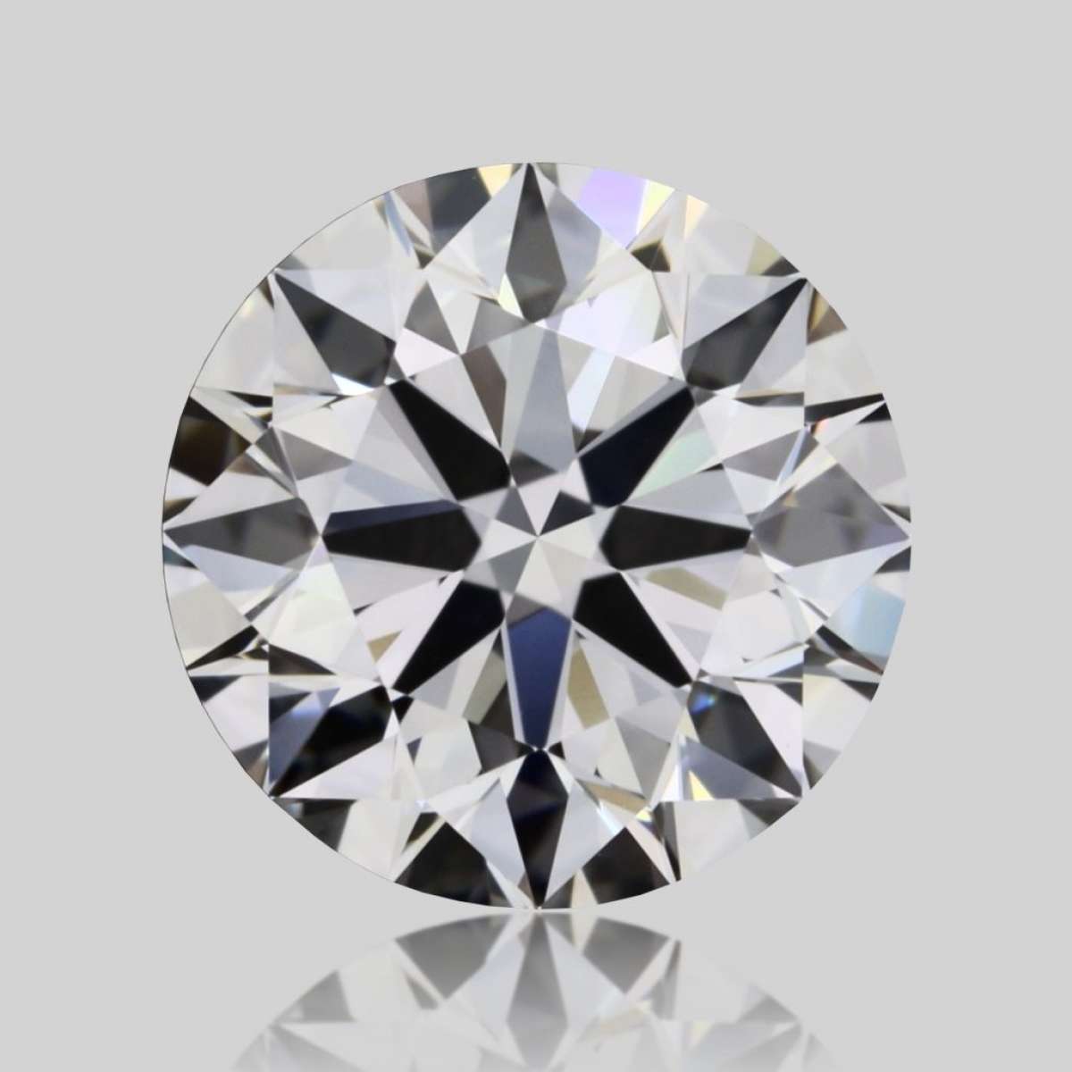 Certified Diamond GIA Carats 0.53 Color F Clarity VVS2  EX  EX  EX Fluorescence NON Brown No Green No Milky No EyeClean 100%