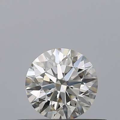 Certified Diamond IGI Carats 0.4 Color H Clarity VVS1  EX  EX  EX Fluorescence NON Brown No Milky No EyeClean 100%