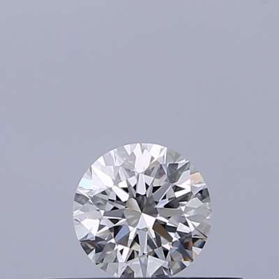 Certified Diamond GIA Carats 0.25 Color D Clarity VVS1  EX  EX  EX Fluorescence FNT Brown No Green No Milky No EyeClean 100%