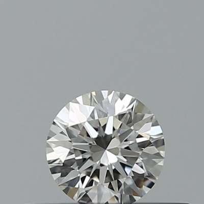 Certified Diamond IGI Carats 0.2 Color F Clarity VVS1  EX  EX  EX Fluorescence NON Brown No Milky No EyeClean 100%