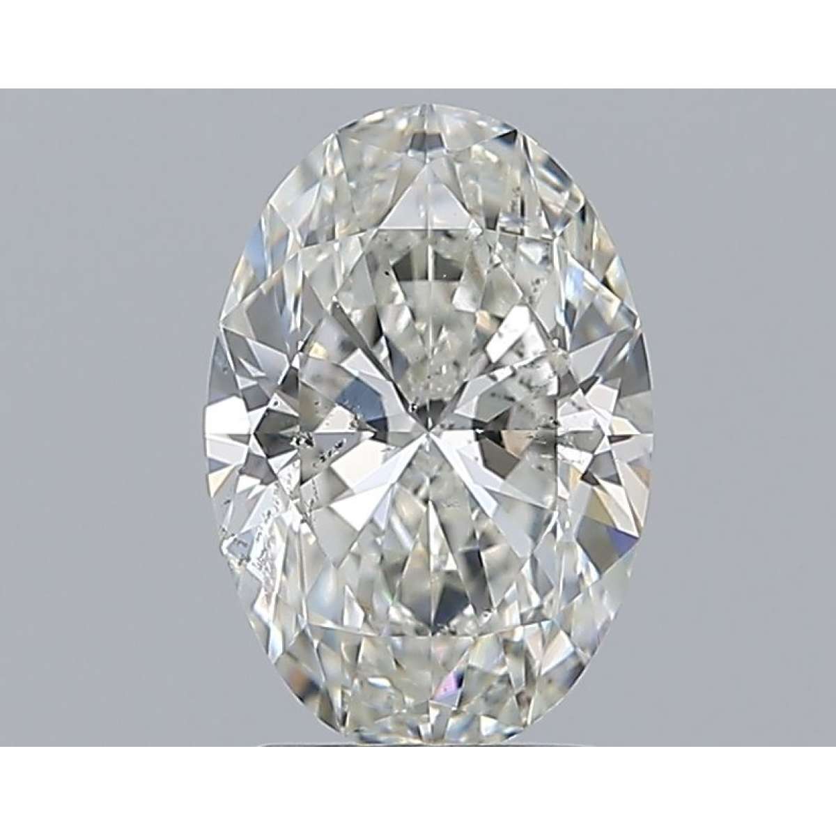 Certified Diamond GIA Carats 1.7 Color H Clarity SI2  -  EX  EX Fluorescence NON Brown No Green No Milky No EyeClean 100%