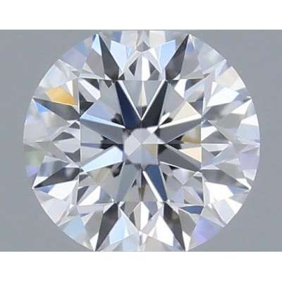 Certified Diamond GIA Carats 0.18 Color E Clarity VVS2  EX  EX  EX Fluorescence FNT Brown No Green No Milky No EyeClean 100%