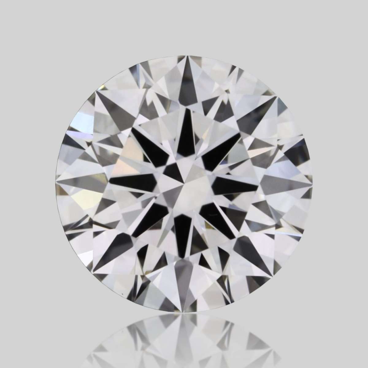 Certified Diamond GIA Carats 0.54 Color F Clarity VVS1  EX  EX  EX Fluorescence MED Brown No Green No Milky No EyeClean 100%