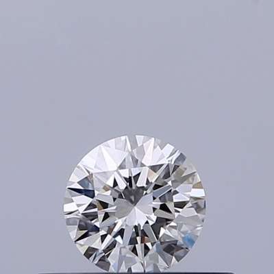 Certified Diamond GIA Carats 0.27 Color E Clarity VVS2  EX  EX  EX Fluorescence NON Brown No Green No Milky No EyeClean 100%