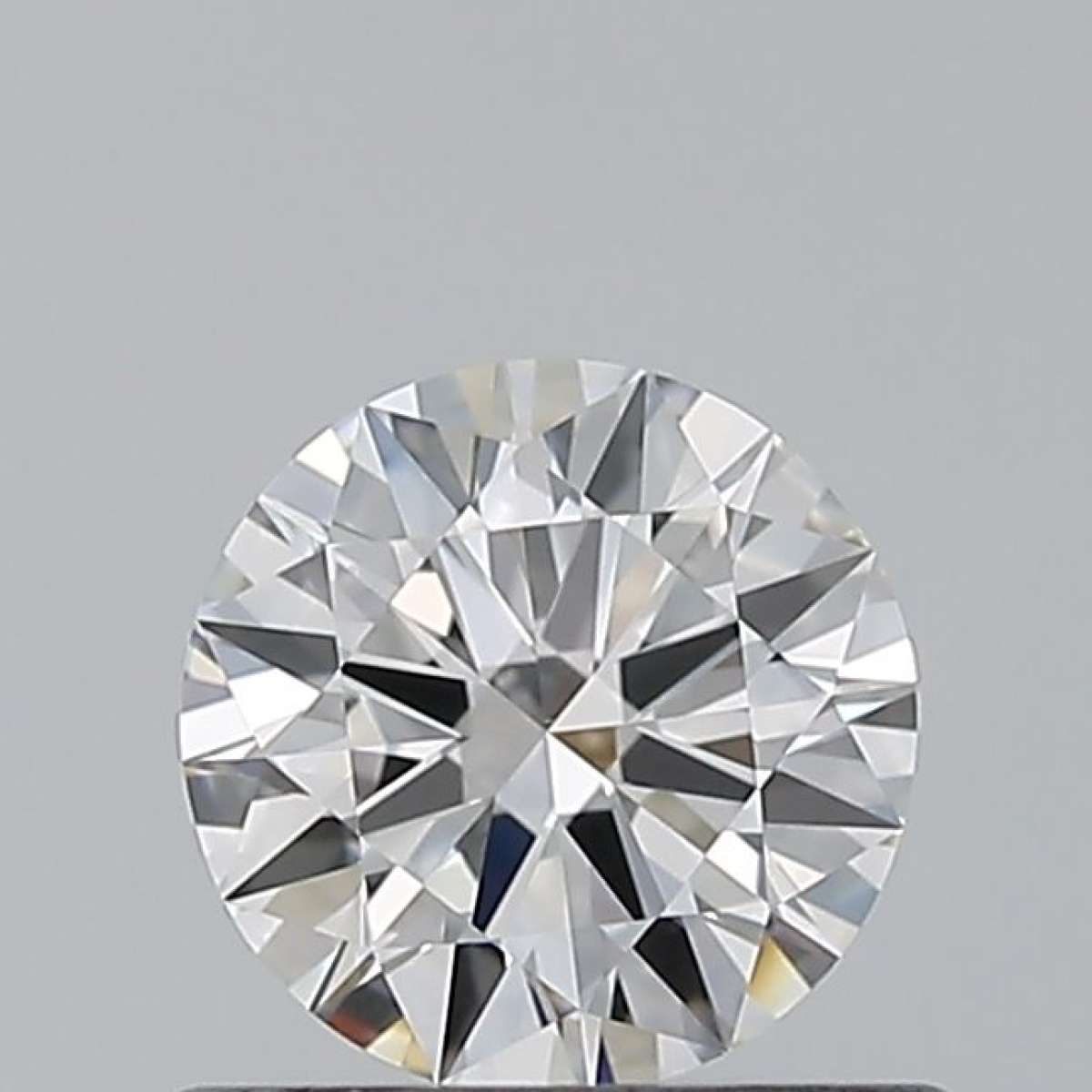 Certified Diamond GIA Carats 0.5 Color F Clarity VVS2  EX  EX  EX Fluorescence FNT Brown No Green No Milky No EyeClean 100%