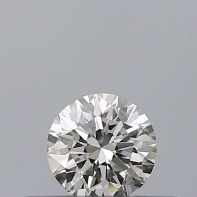 Certified Diamond IGI Carats 0.19 Color G Clarity VVS1  EX  EX  EX Fluorescence NON Brown No Milky No EyeClean 100%