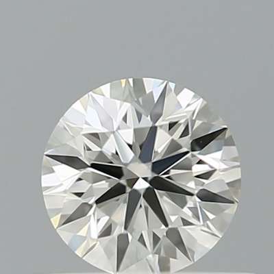 Certified Diamond IGI Carats 0.41 Color H Clarity VVS1  EX  EX  EX Fluorescence NON Brown No Milky No EyeClean 100%