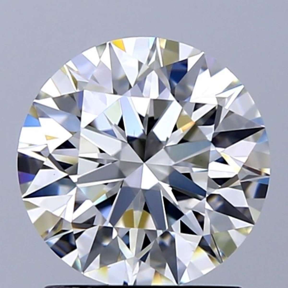 Certified Diamond GIA Carats 1.55 Color H Clarity VS1  EX  EX  EX Fluorescence FNT Brown No Green No Milky No EyeClean 100%