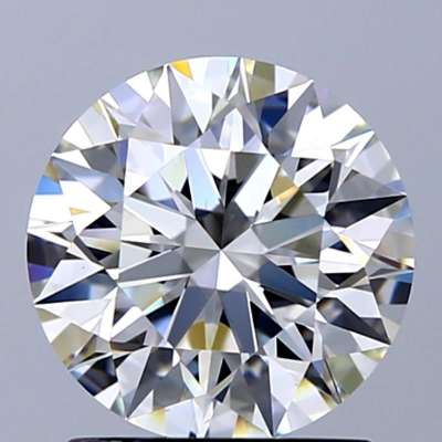Certified Diamond GIA Carats 1.55 Color H Clarity VS1  EX  EX  EX Fluorescence FNT Brown No Green No Milky No EyeClean 100%