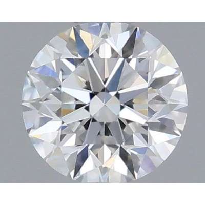 Certified Diamond GIA Carats 0.18 Color E Clarity VVS2  EX  EX  EX Fluorescence NON Brown No Green No Milky No EyeClean 100%