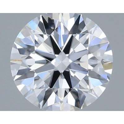 Diamante Certificato GIA Carati 0.19 Colore D Purezza VVS1  EX  EX  EX Fluorescenza FNT Brown No Green No Milky No EyeClean 100%