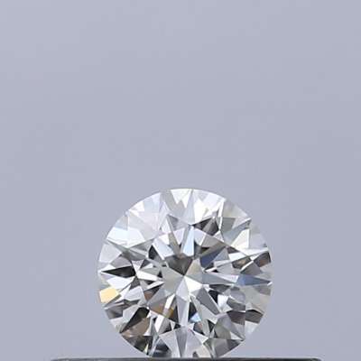 Certified Diamond IGI Carats 0.2 Color G Clarity VVS2  EX  EX  EX Fluorescence NON Brown No Milky No EyeClean 100%