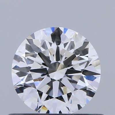 Certified Diamond GIA Carats 0.53 Color E Clarity VVS2  EX  EX  EX Fluorescence NON Brown No Green No Milky No EyeClean 100%