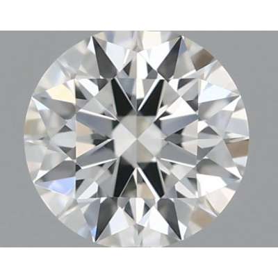 Certified Diamond GIA Carats 0.37 Color H Clarity VVS2  EX  EX  EX Fluorescence MED Brown No Green No Milky No EyeClean 100%