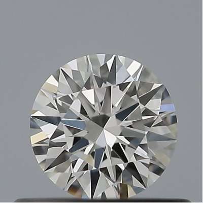 Certified Diamond IGI Carats 0.35 Color F Clarity VVS1  EX  EX  EX Fluorescence NON Brown No Milky No EyeClean 100%