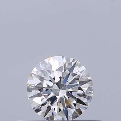 Certified Diamond GIA Carats 0.32 Color F Clarity VVS2  EX  EX  EX Fluorescence FNT Brown No Milky No EyeClean 100%