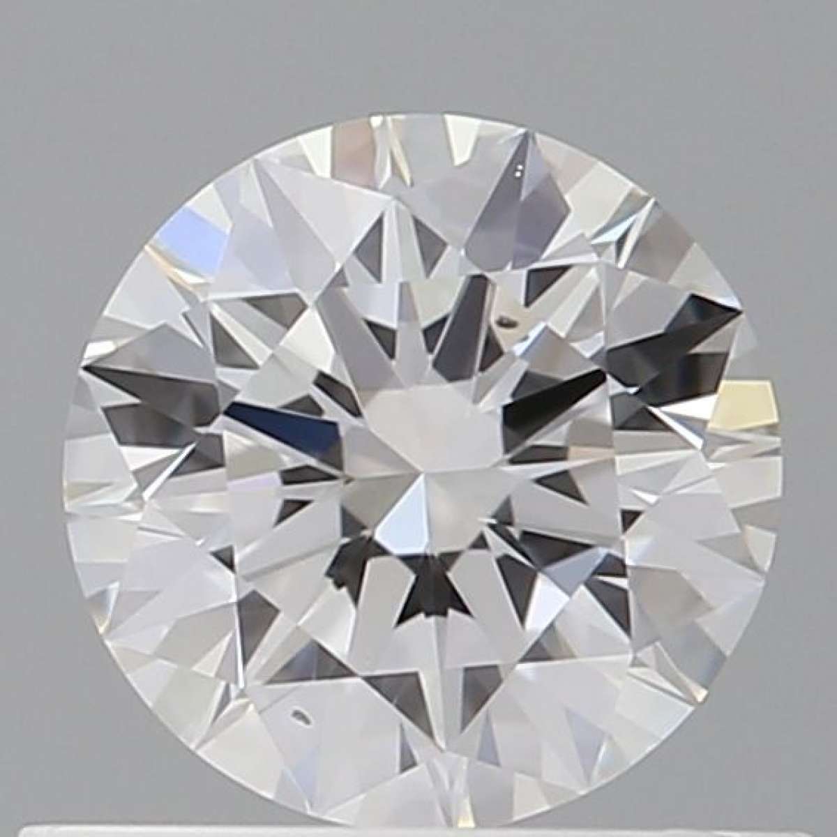Certified Diamond GIA Carats 0.6 Color D Clarity VS2  EX  EX  EX Fluorescence FNT Brown No Green No Milky No EyeClean 100%