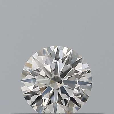 Certified Diamond IGI Carats 0.22 Color G Clarity VVS2  EX  EX  EX Fluorescence FNT Brown No Milky No EyeClean 100%