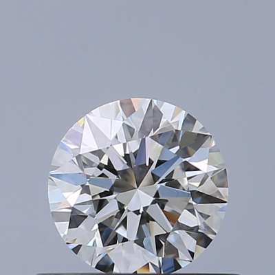 Certified Diamond GIA Carats 0.53 Color E Clarity VVS2  EX  EX  EX Fluorescence NON Brown No Green No Milky No EyeClean 100%