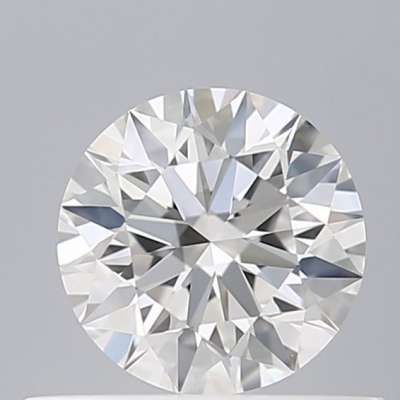Certified Diamond GIA Carats 0.5 Color D Clarity VVS1  EX  EX  EX Fluorescence MED Brown No Green No Milky No EyeClean 100%