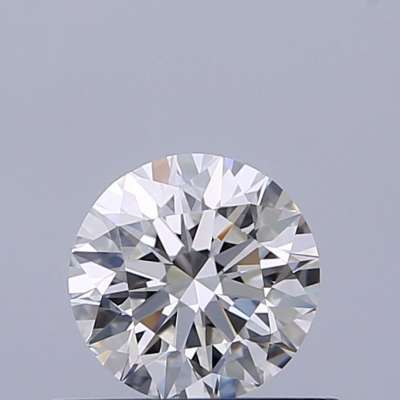 Certified Diamond GIA Carats 0.5 Color F Clarity VVS1  EX  EX  EX Fluorescence NON Brown No Milky No EyeClean 100%