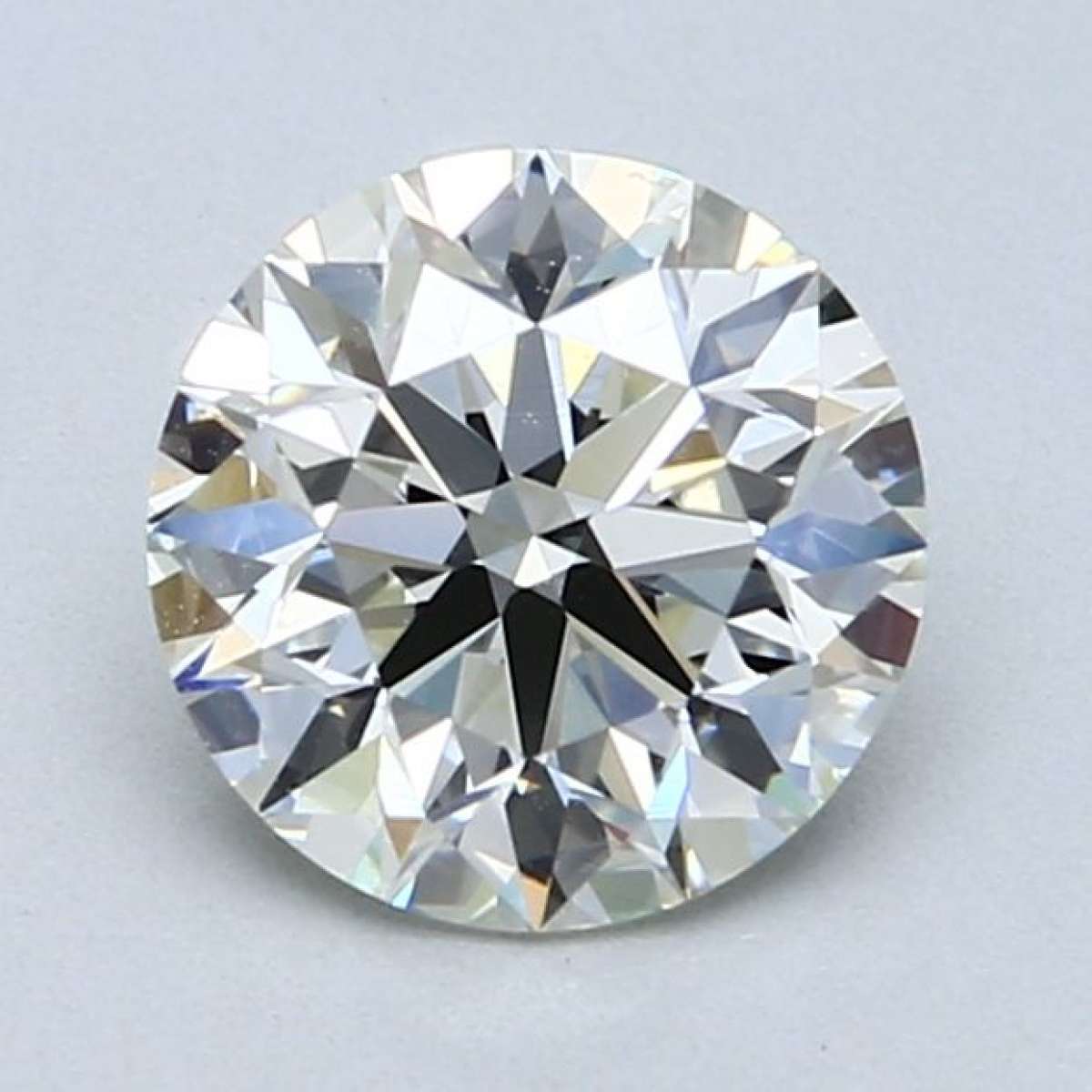 Certified Diamond IGI Carats 1.7 Color H Clarity VVS2  EX  EX  EX Fluorescence FNT Brown No Green No Milky No EyeClean 100%