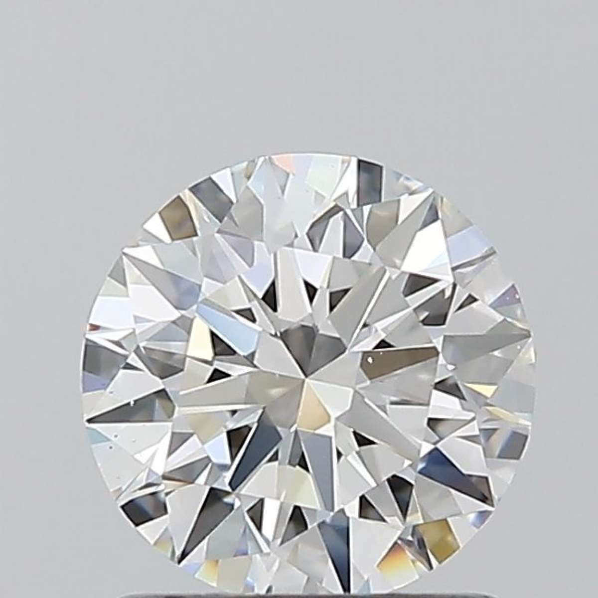Certified Diamond GIA Carats 1.01 Color F Clarity VS2  EX  EX  EX Fluorescence FNT Brown No Green No Milky No EyeClean 100%