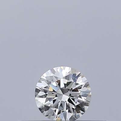 Certified Diamond IGI Carats 0.18 Color F Clarity VVS2  EX  EX  EX Fluorescence NON Brown No Milky No EyeClean 100%