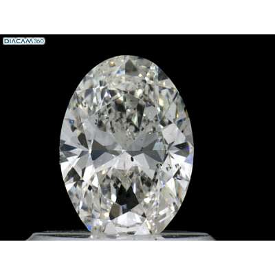 Certified Diamond GIA Carats 0.52 Color H Clarity SI1  -  EX  VG Fluorescence FNT Brown No Green No Milky No EyeClean 100%