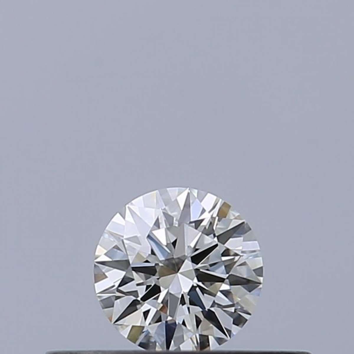 Diamante Certificato GIA Carati 0.19 Colore H Purezza VVS1  EX  EX  EX Fluorescenza FNT Brown No Milky No EyeClean 100%