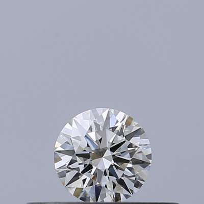 Diamante Certificato GIA Carati 0.19 Colore H Purezza VVS1  EX  EX  EX Fluorescenza FNT Brown No Milky No EyeClean 100%