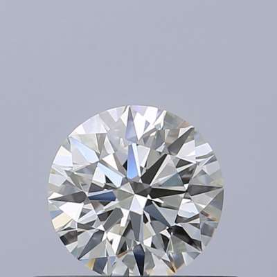 Certified Diamond IGI Carats 0.46 Color H Clarity VVS1  EX  EX  EX Fluorescence NON Brown No Milky No EyeClean 100%