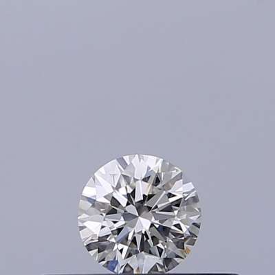 Certified Diamond GIA Carats 0.18 Color H Clarity VVS1  VG  EX  EX Fluorescence NON Brown No Milky No EyeClean 100%