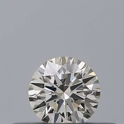 Certified Diamond IGI Carats 0.19 Color G Clarity VVS2  EX  EX  EX Fluorescence NON Brown No Milky No EyeClean 100%