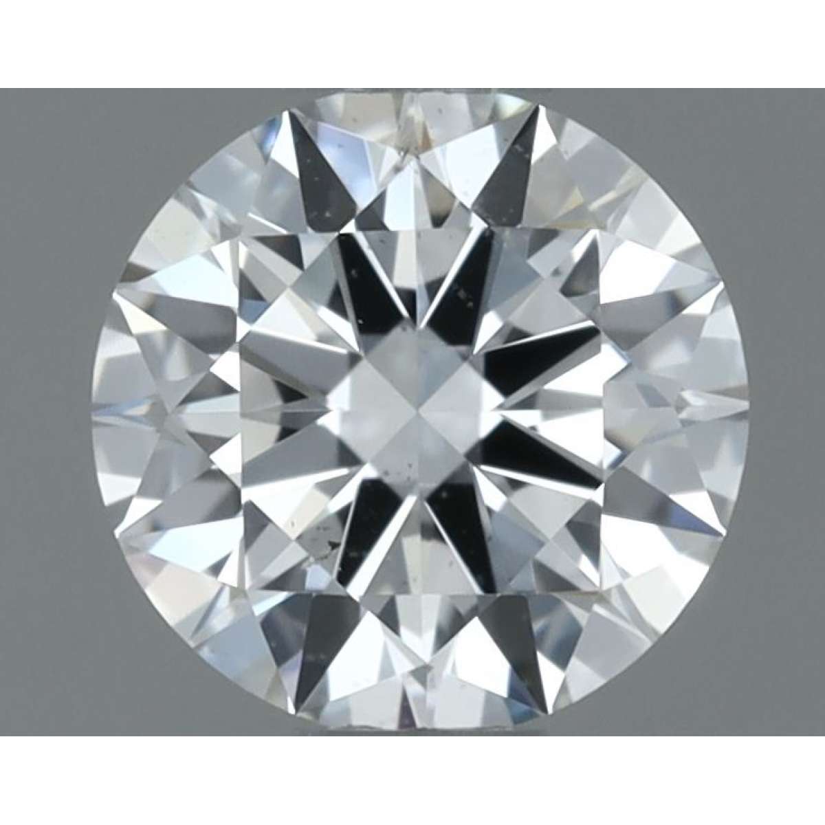 Certified Diamond IGI Carats 0.45 Color F Clarity VS2  EX  EX  EX Fluorescence NON Brown No Green No Milky No EyeClean 100%