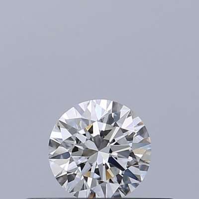 Certified Diamond GIA Carats 0.25 Color D Clarity VVS1  EX  EX  EX Fluorescence FNT Brown No Green No Milky No EyeClean 100%