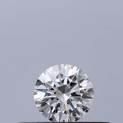 Certified Diamond IGI Carats 0.2 Color F Clarity VVS1  EX  EX  EX Fluorescence NON Brown No Milky No EyeClean 100%