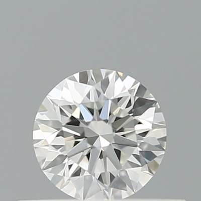 Certified Diamond GIA Carats 0.3 Color F Clarity VVS2  EX  EX  EX Fluorescence NON Brown No Milky No EyeClean 100%