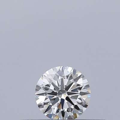 Certified Diamond GIA Carats 0.18 Color G Clarity VVS2  EX  EX  EX Fluorescence FNT Brown No Milky No EyeClean 100%