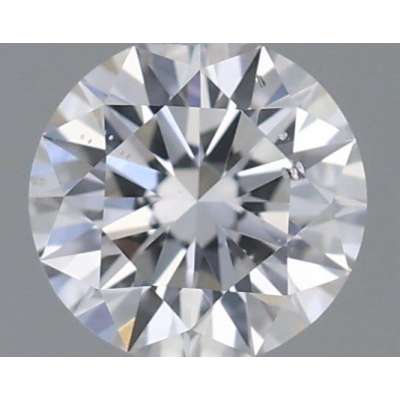 Certified Diamond GIA Carats 0.21 Color E Clarity SI2  EX  EX  VG Fluorescence FNT Brown No Green No Milky No EyeClean 100%