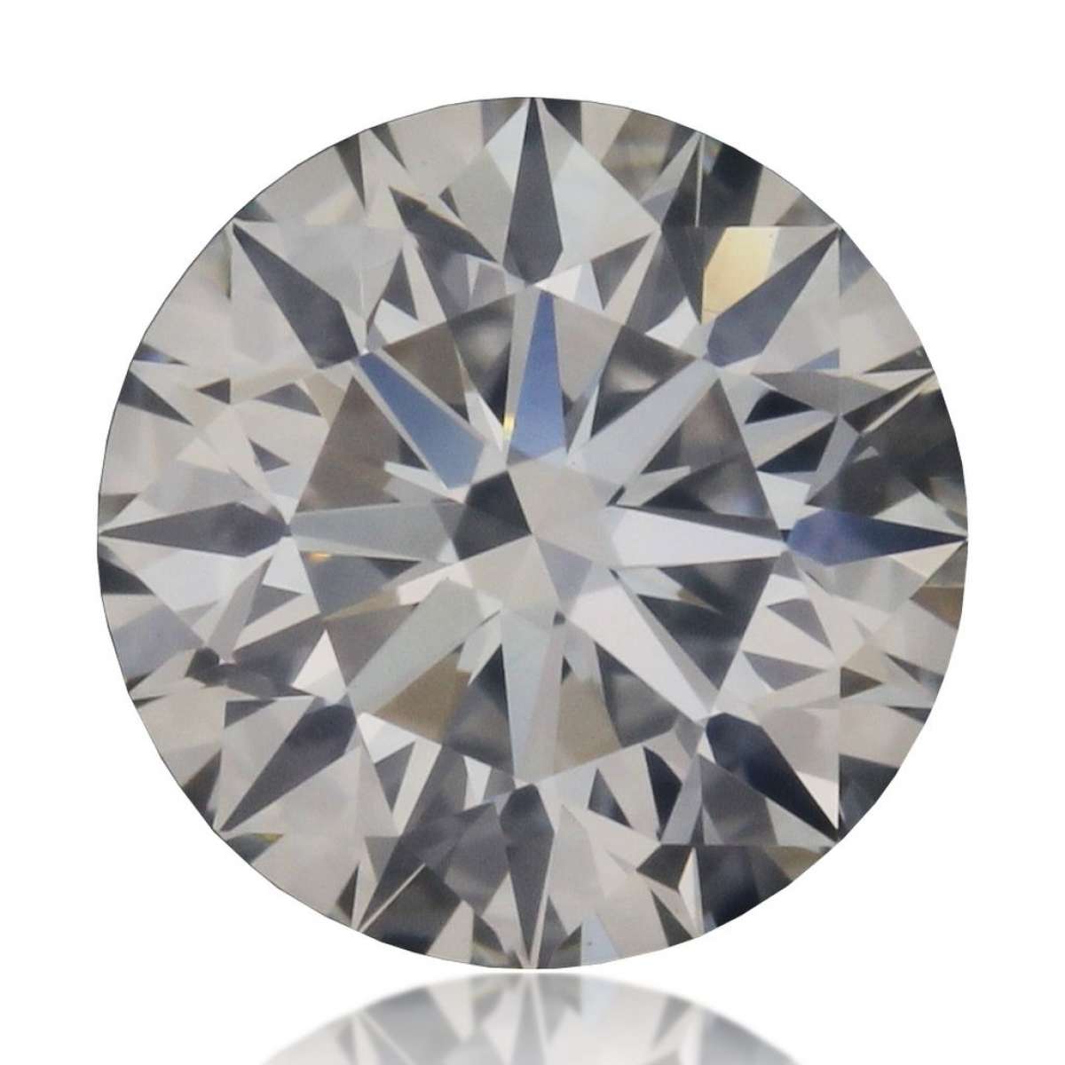 Certified Diamond IGI Carats 0.53 Color D Clarity VVS2  EX  EX  EX Fluorescence FNT Brown No Green No Milky No EyeClean 100%