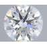 Certified Diamond GIA Carats 0.3 Color F Clarity VVS1  EX  EX  EX Fluorescence MED Brown No Green No Milky No EyeClean 100%