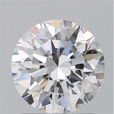 Certified Diamond GIA Carats 1.36 Color F Clarity VVS1  EX  EX  EX Fluorescence NON Brown No Milky No EyeClean 100%