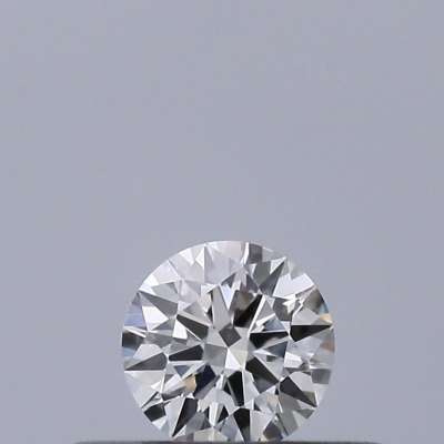 Certified Diamond IGI Carats 0.18 Color E Clarity VVS2  EX  EX  EX Fluorescence NON Brown No Green No Milky No EyeClean 100%